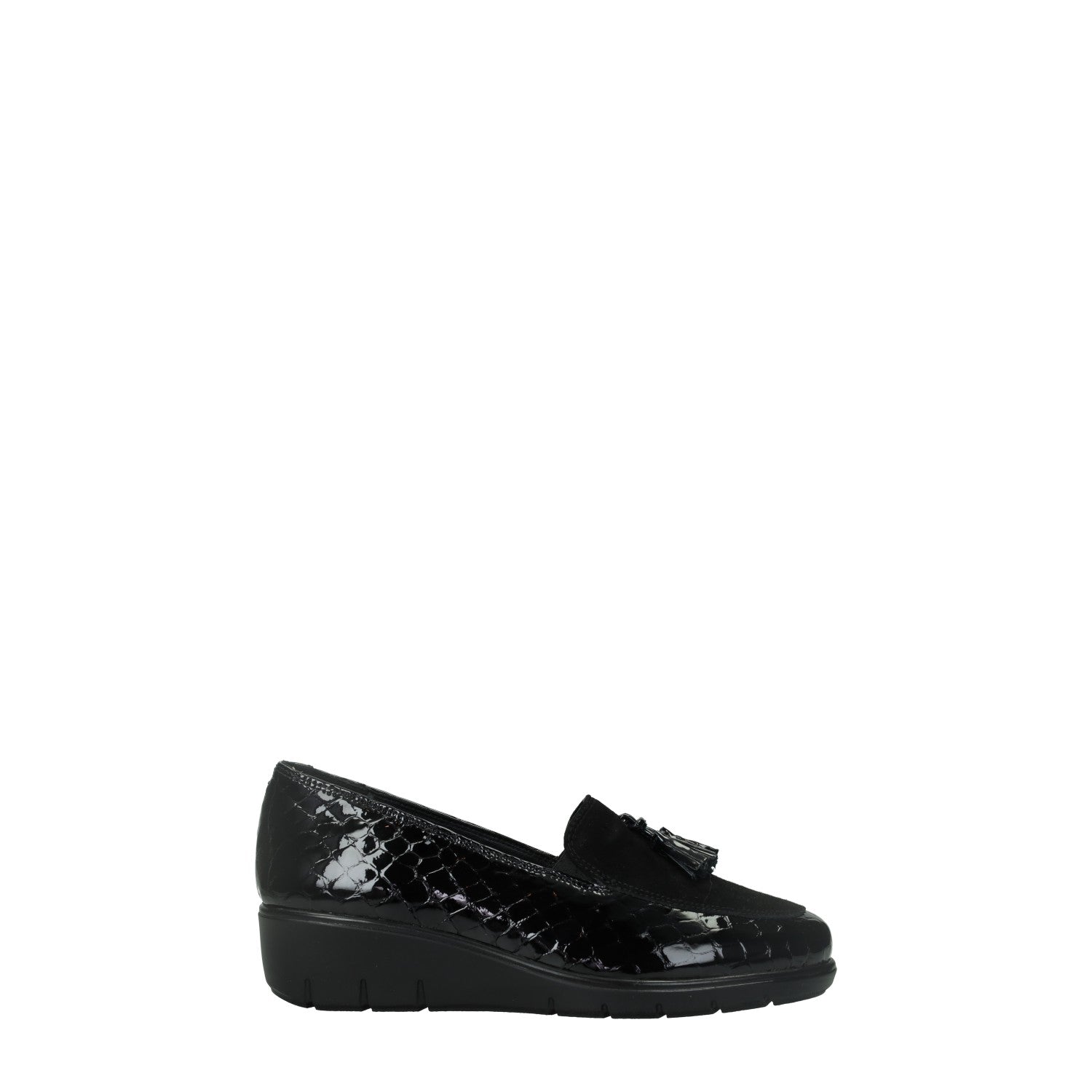 Tata Italia Mocassini con nappina. Tacco alto 3.5 cm. Tata Soft