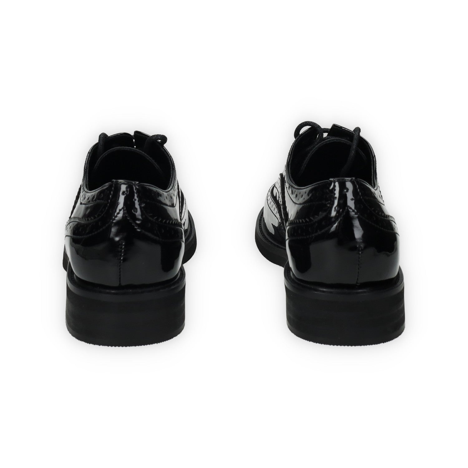 Tata Italia Modello Derby In Ecopelle Con Tacco Alto 2.5