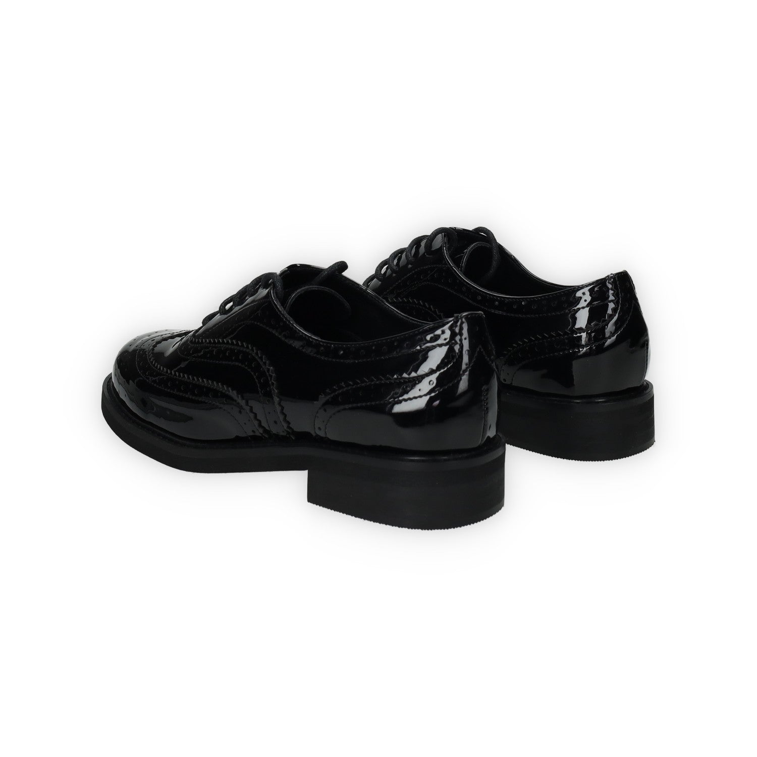 Tata Italia Modello Derby In Ecopelle Con Tacco Alto 2.5