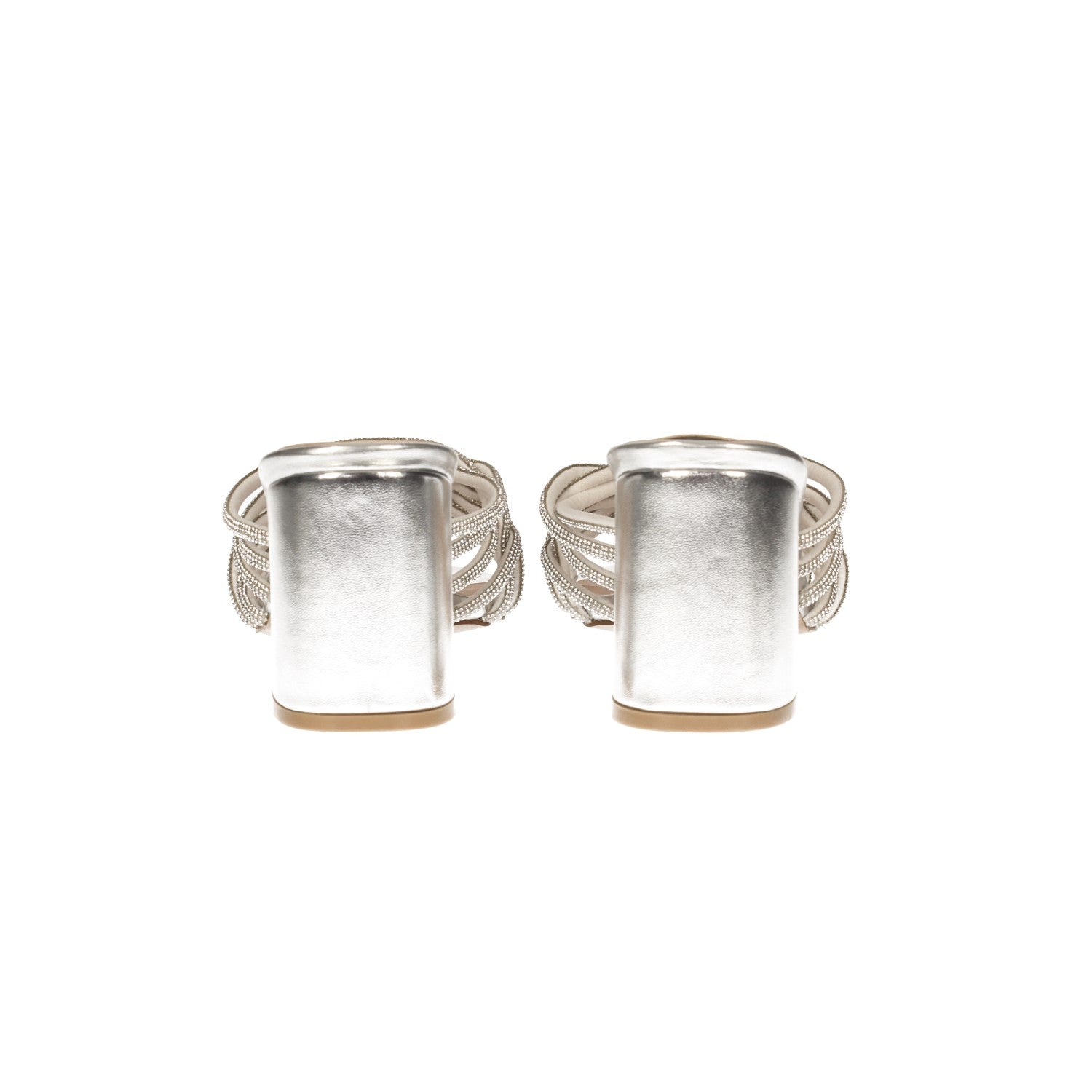 Tata Italia Mules Con Listini Tempestati Di Strass. Tacco Alto 7cm