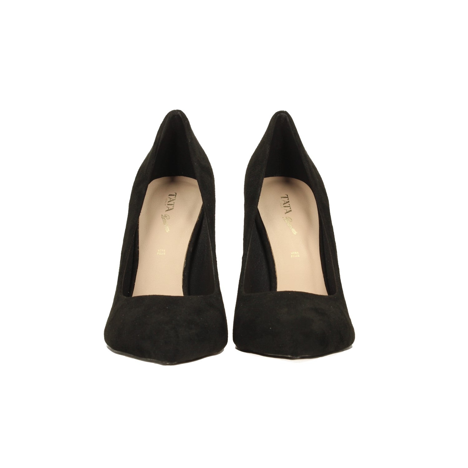 Tata Italia Pumps In Microfibra Con Scollo Tondo. Stiletto Alto 11cm