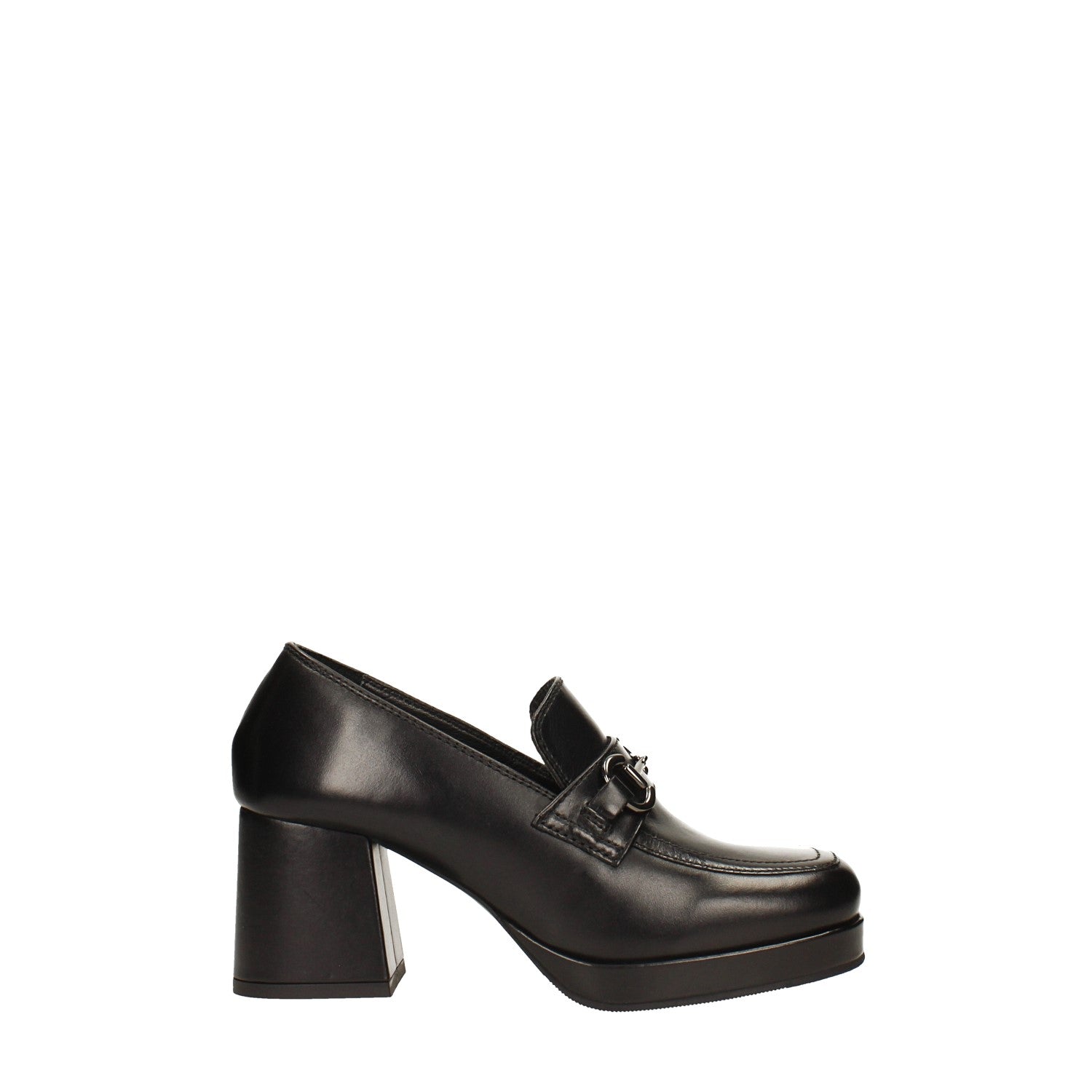 Tata Italia Pumps mocassino in vera pelle. Tacco alto 7cm