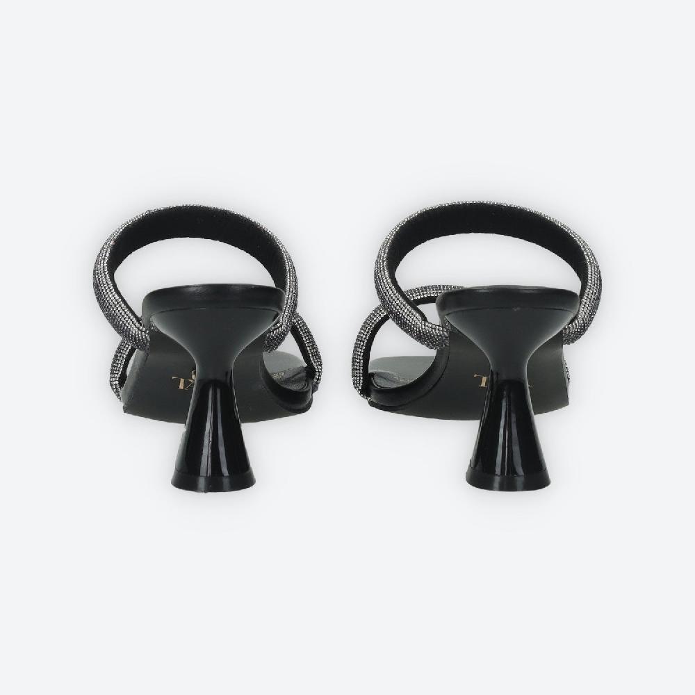 Tata Italia Sandali Con Due Fasce E Strass. Tacco Alto 7cm