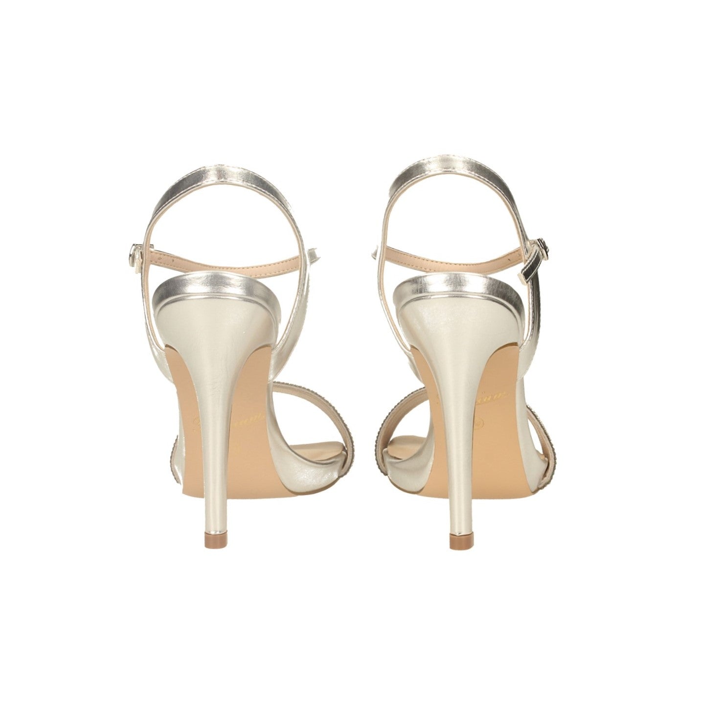 Tata Italia Sandali Con Fascia Ricoperta Di Strass. Tacco Alto 11cm