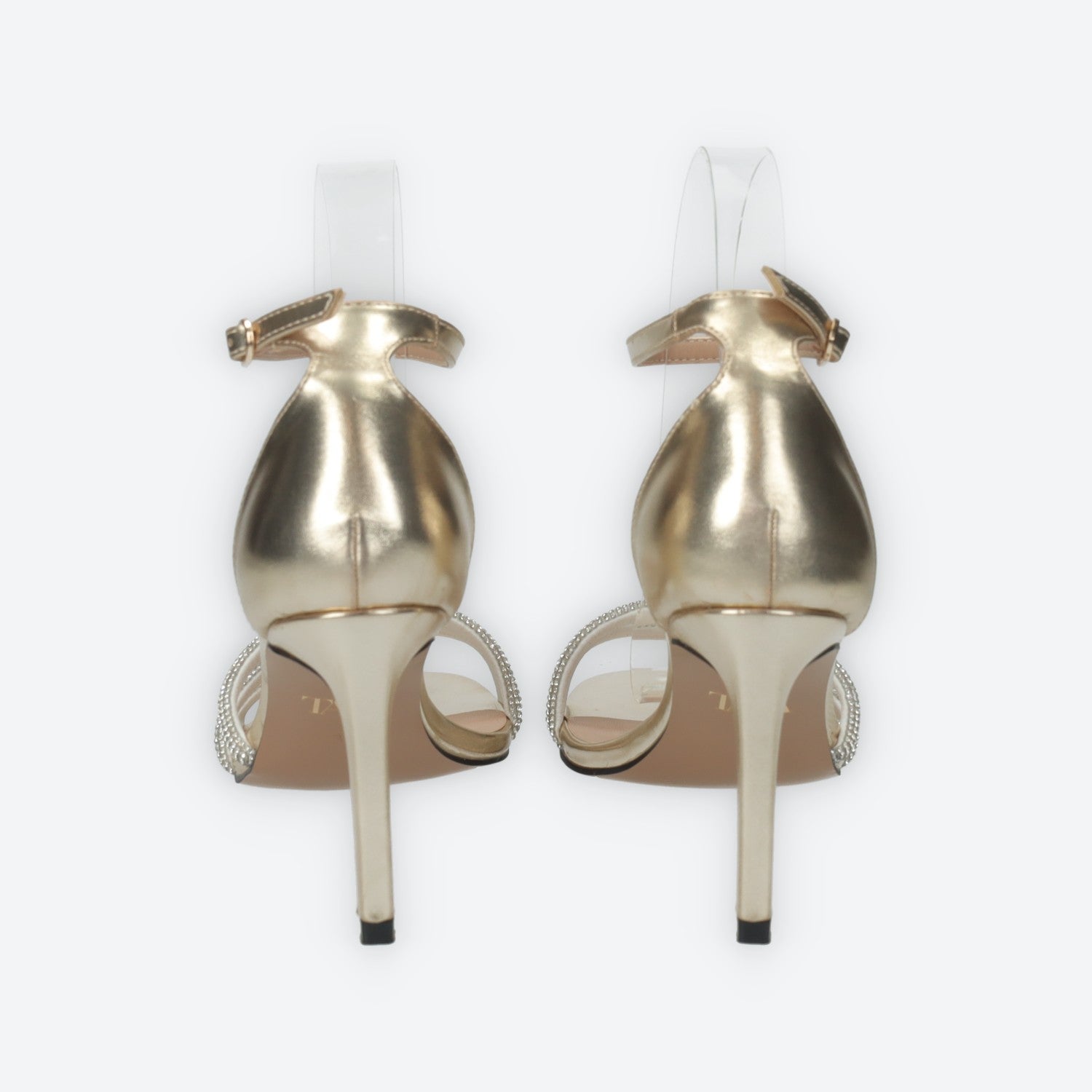 Tata Italia Sandali Con Listini In Strass.Tacco Alto 10cm