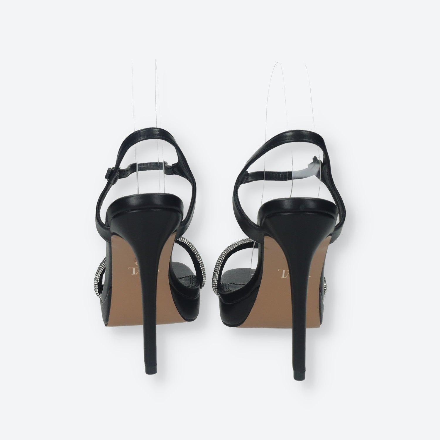 Tata Italia Sandali Con Listini In Strass.Tacco Alto 10cm