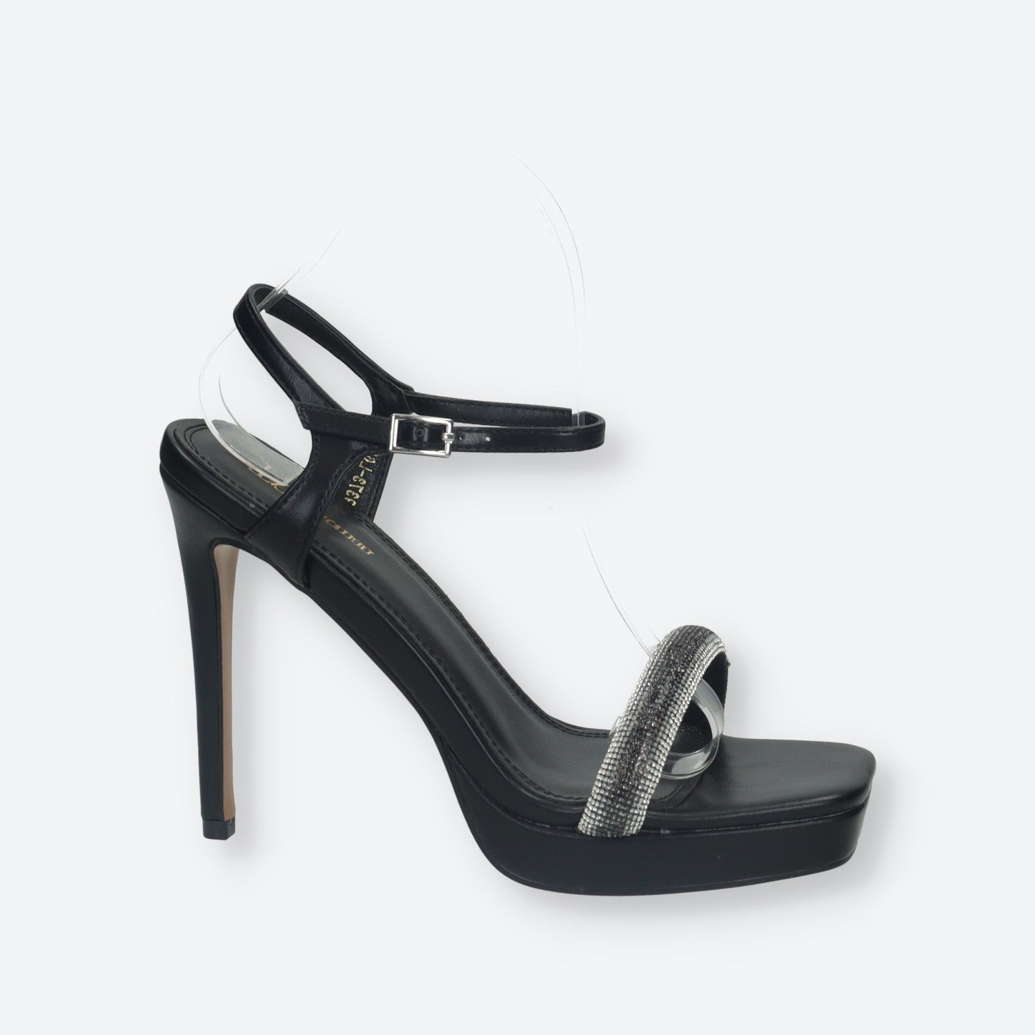 Tata Italia Sandali con listini in strass.Tacco alto 10cm