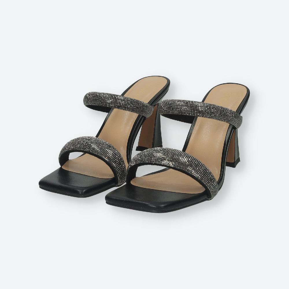 Tata Italia Sandali Con Listini In Strass. Tacco Alto 9cm