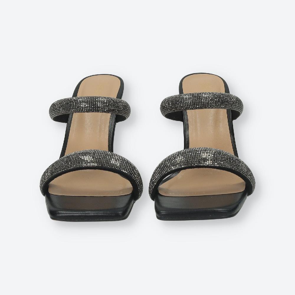 Tata Italia Sandali Con Listini In Strass. Tacco Alto 9cm