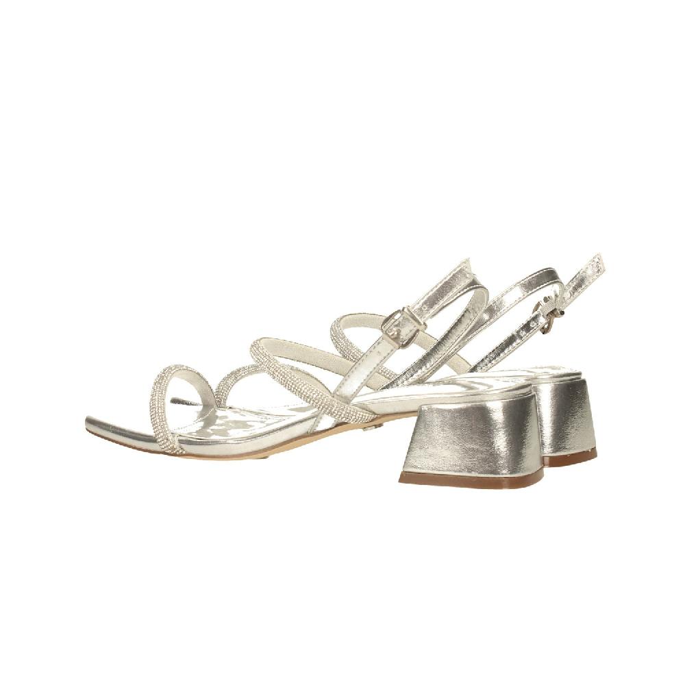 Tata Italia Sandali Con Listini Ricoperti Di Strass. Tacco Alto 4cm