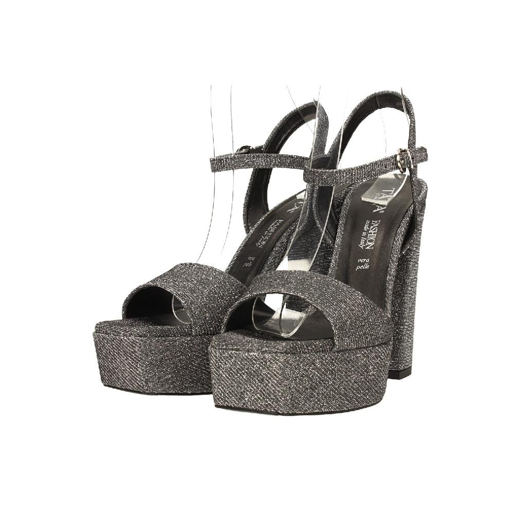 Tata Italia Sandali Con Plateau Glitterati. Made In Italy. Tacco Alto 13cm