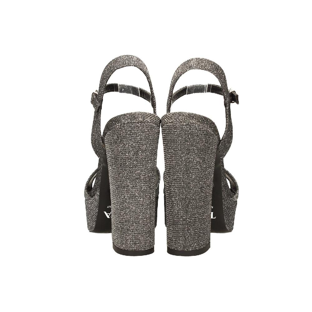 Tata Italia Sandali Con Plateau Glitterati. Made In Italy. Tacco Alto 13cm