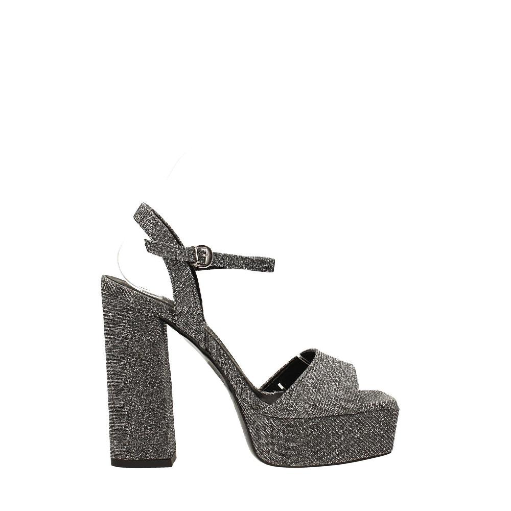 Tata Italia Sandali con plateau glitterati. Made in Italy. Tacco alto 13cm