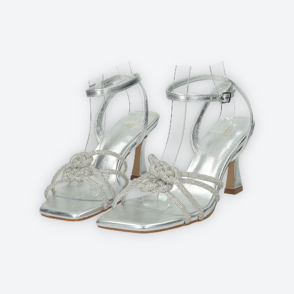 Tata Italia Sandali Con Strass Luccicanti.Tacco Alto 8cm