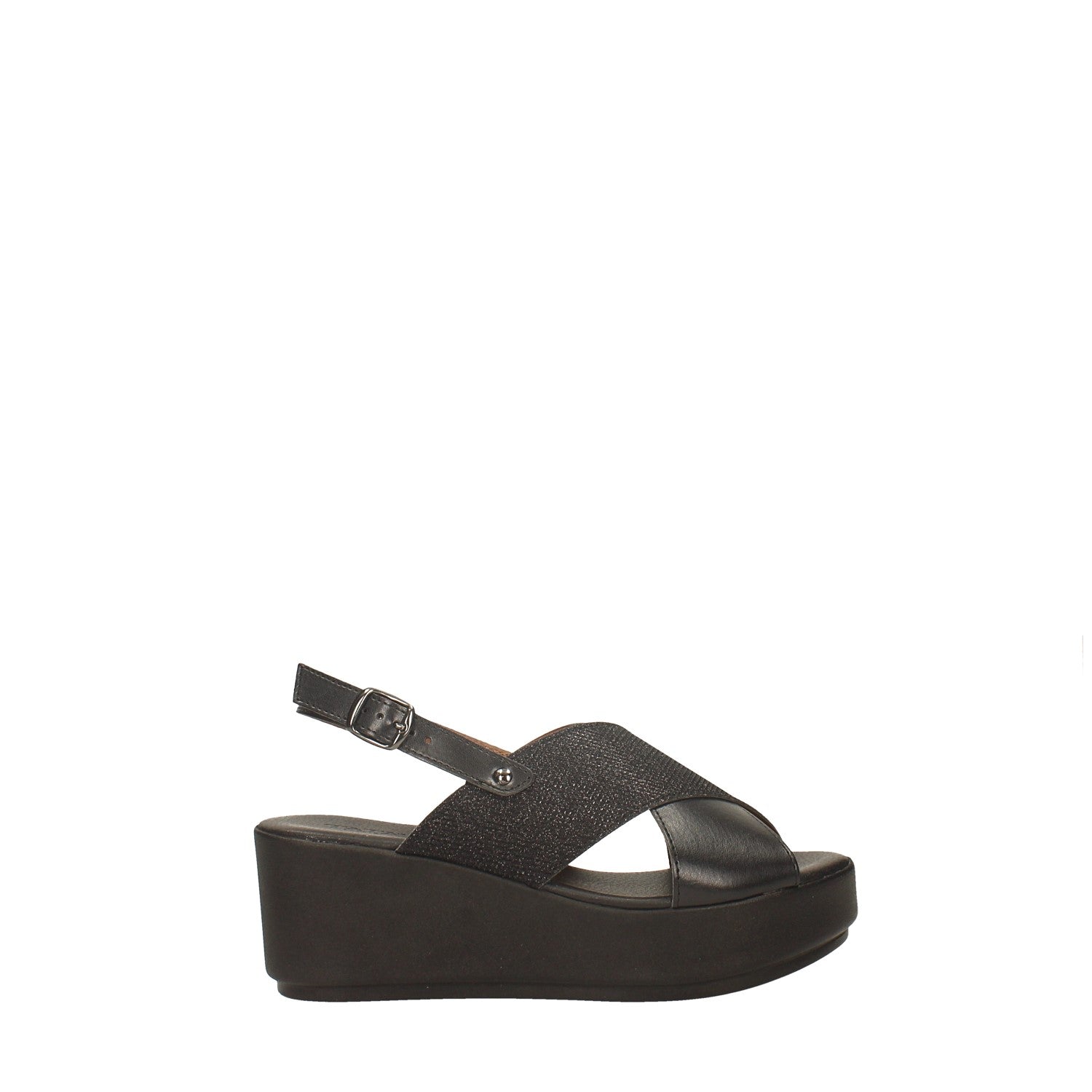 Tata Italia Sandali con zeppa. Made in Italy. Tacco alto 7cm