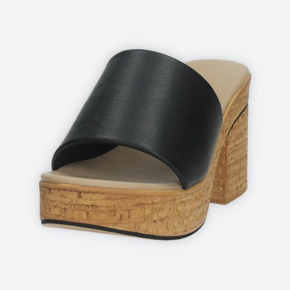 Tata Italia Sandali Con Zeppa.Tacco Alto 10cm . Made In Italy