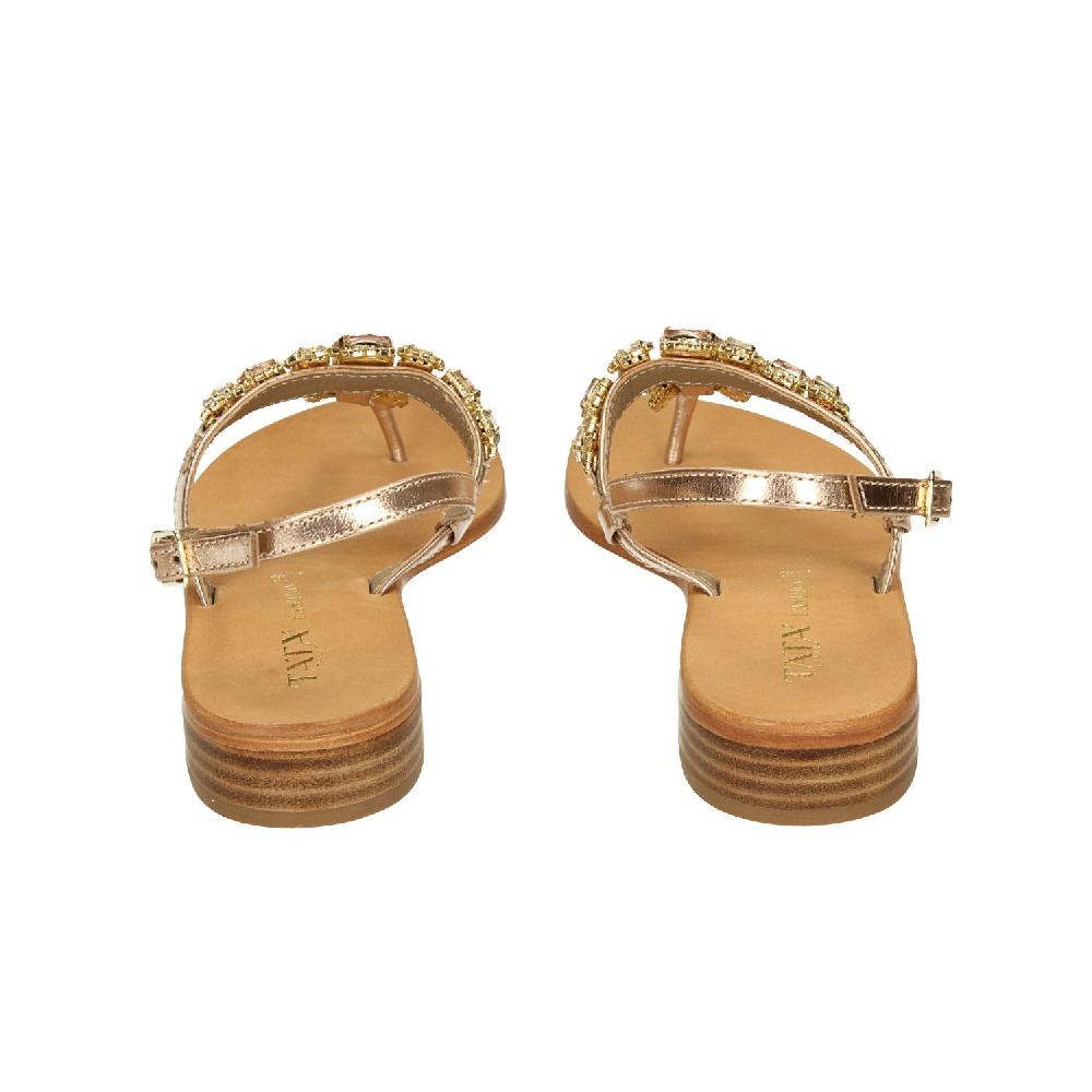 Tata Italia Sandali Gioiello In Vera Pelle. Tacco Alto 2cm