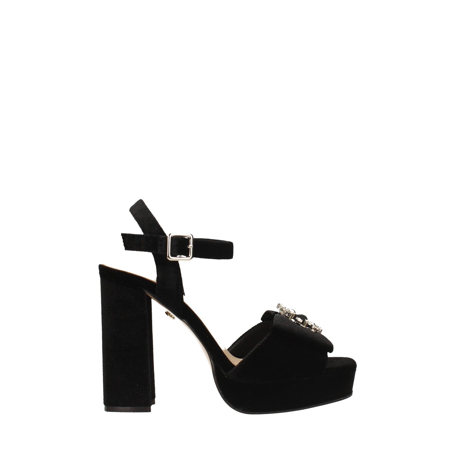 Tata Italia Sandali in microfibra con tacco largo alto 11cm