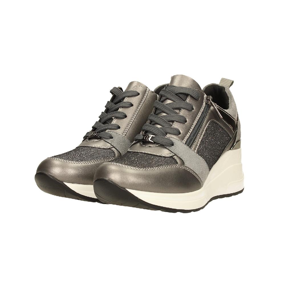 Tata Italia Snakerse Con Tessuto Glitterato. Tacco Alto 5cm