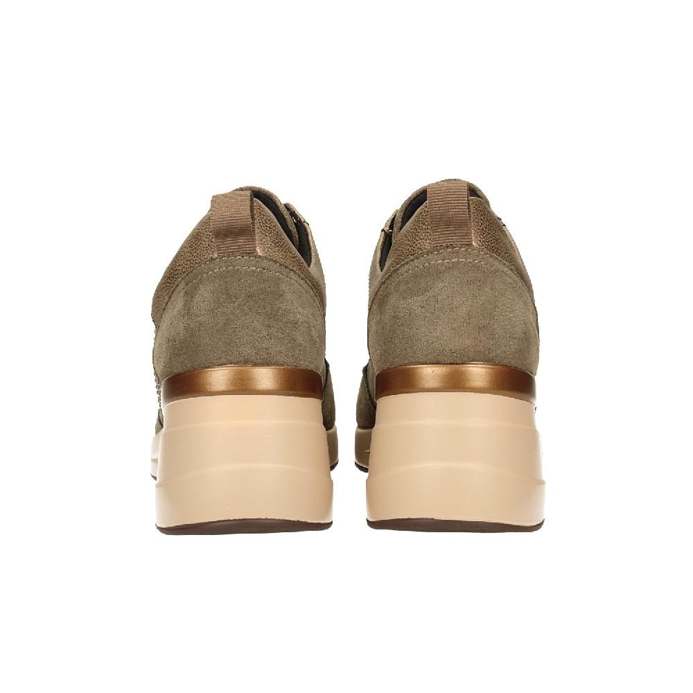 Tata Italia Sneakers Alte Con Strass. Tacco Alto 5cm