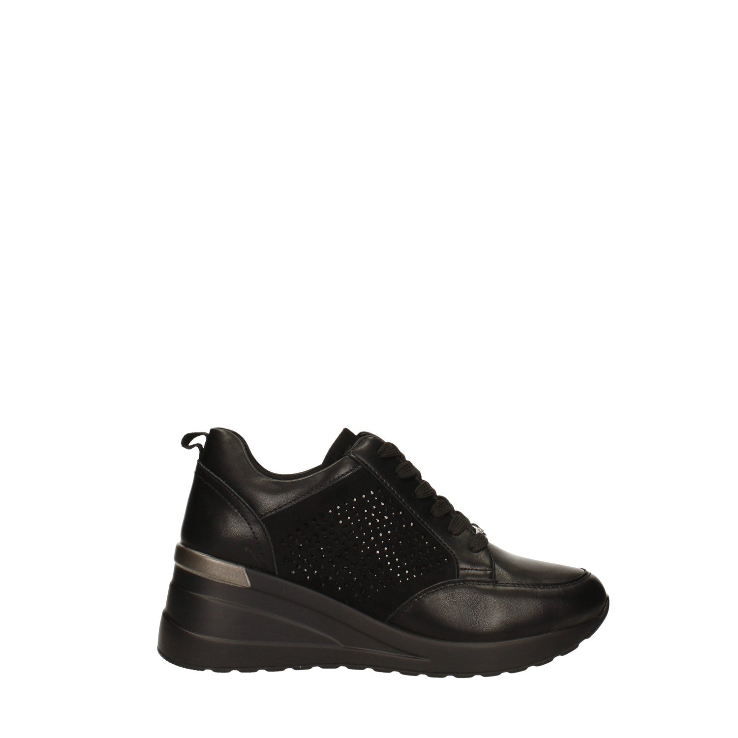 Tata Italia Sneakers alte con strass. Tacco alto 5cm