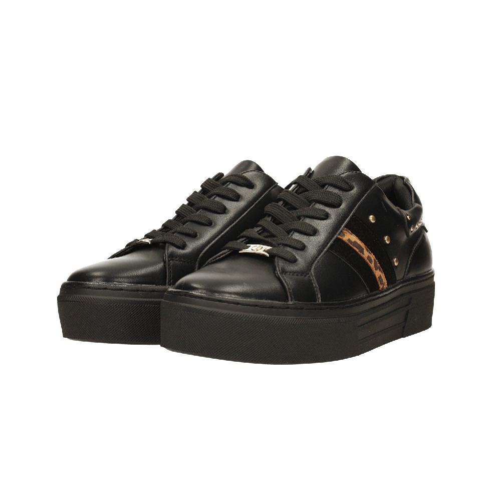 Tata Italia Sneakers Con Borchie E Inserto Leopardato