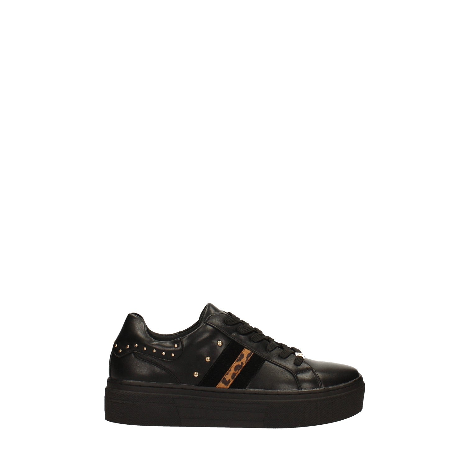 Tata Italia Sneakers con borchie e inserto leopardato