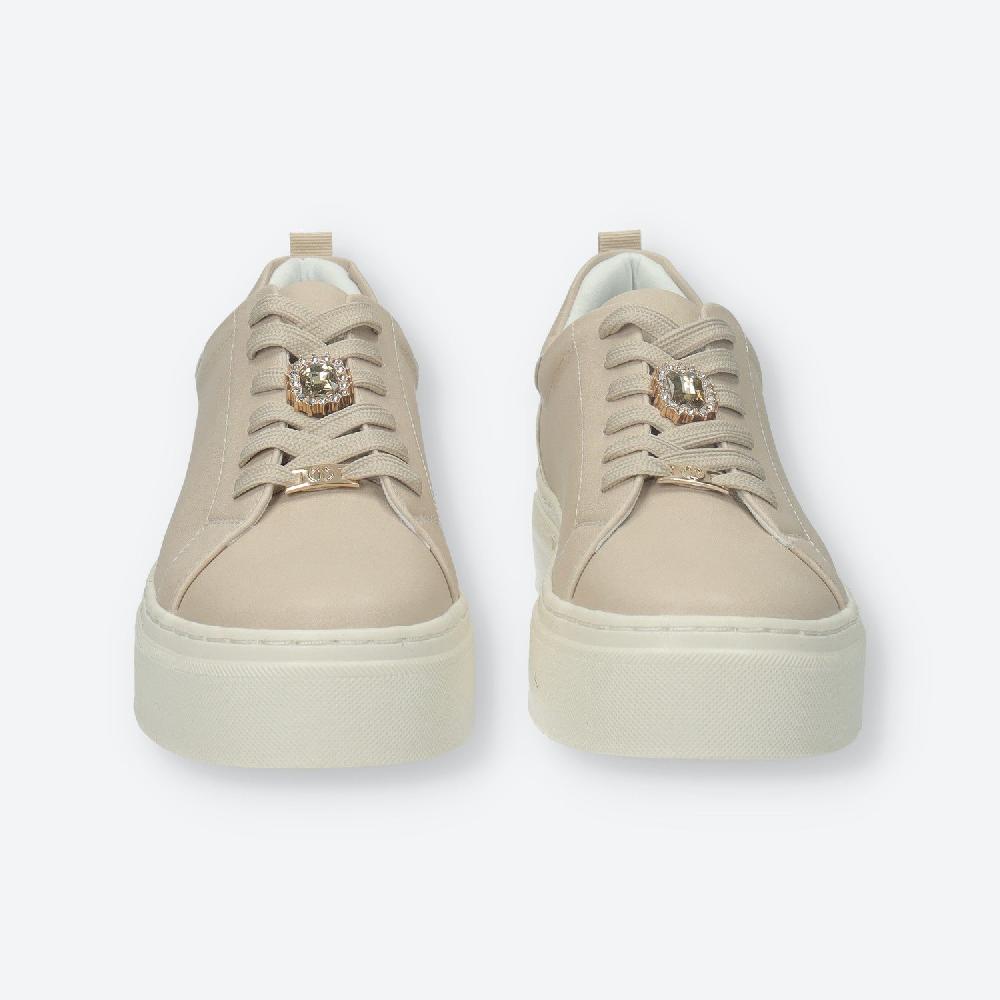 Tata Italia Sneakers Con Dettaglio In Gioiello.Tacco Alto 4 Cm