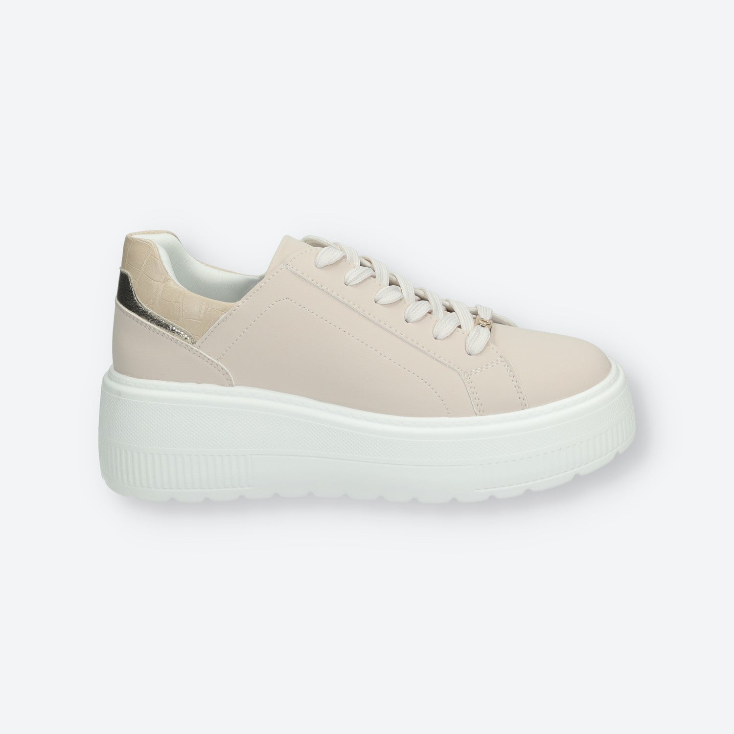 Tata Italia Sneakers Con Inserti In Tessuto.Tacco Alto 5cm