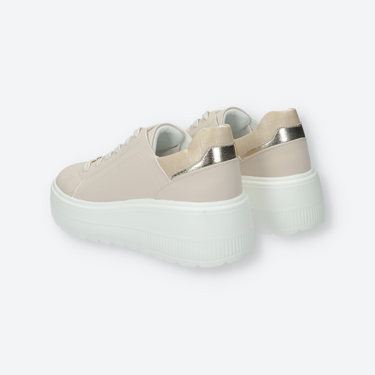 Tata Italia Sneakers Con Inserti In Tessuto.Tacco Alto 5cm