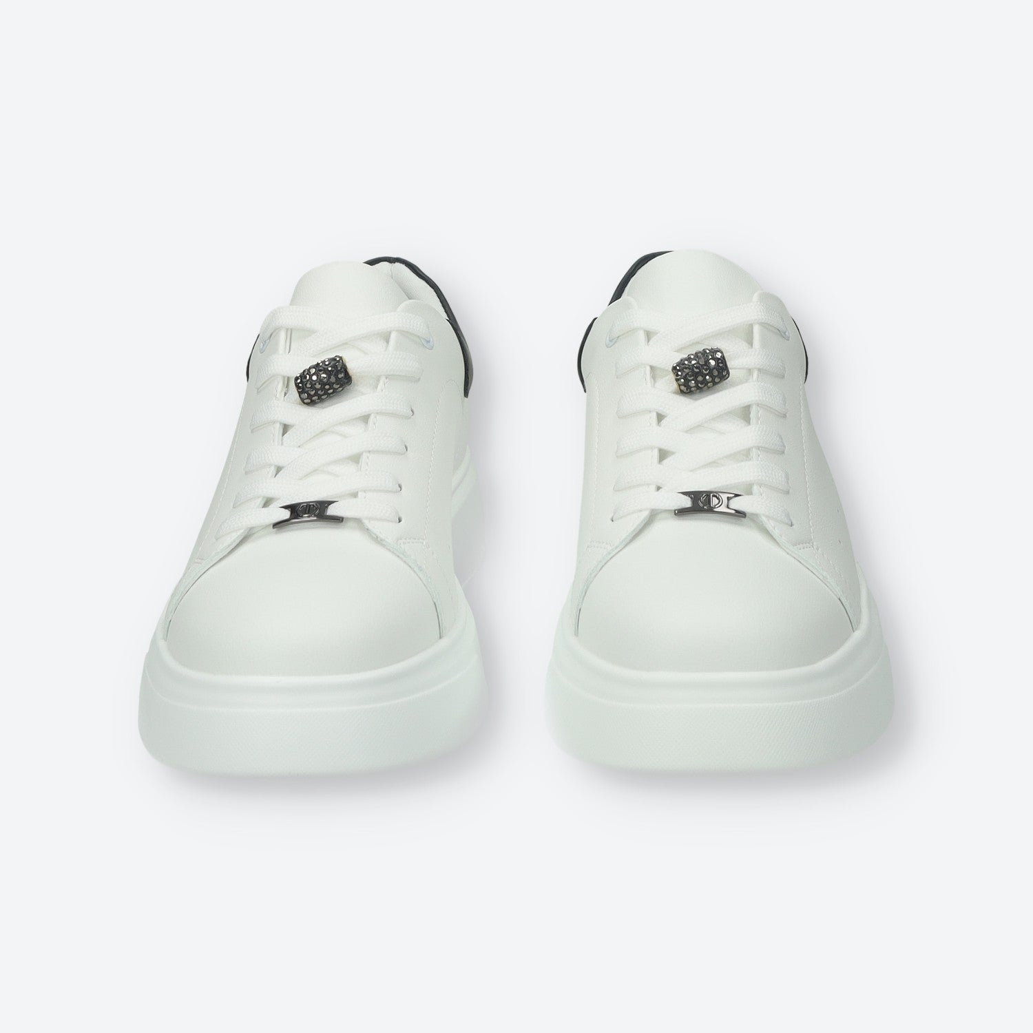 Tata Italia Sneakers Con Inserto In Gioiello.Tacco Alto 3cm