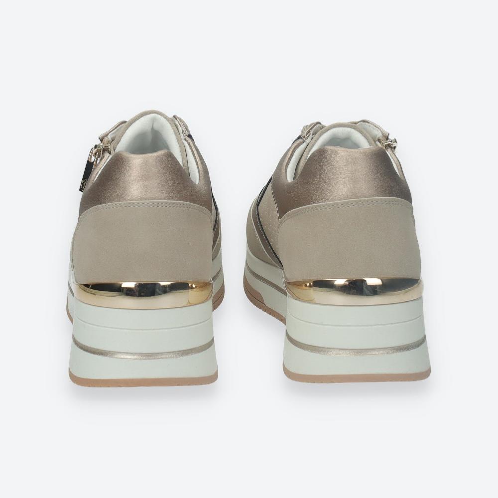 Tata Italia Sneakers Con Zip Laterale.Tacco Alto 3 Cm