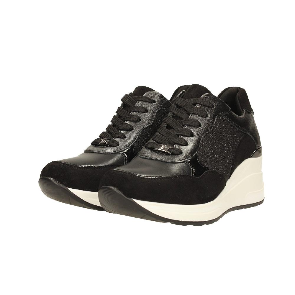 Tata Italia Sneakers In Microfibra Con Tacco Alto 6cm