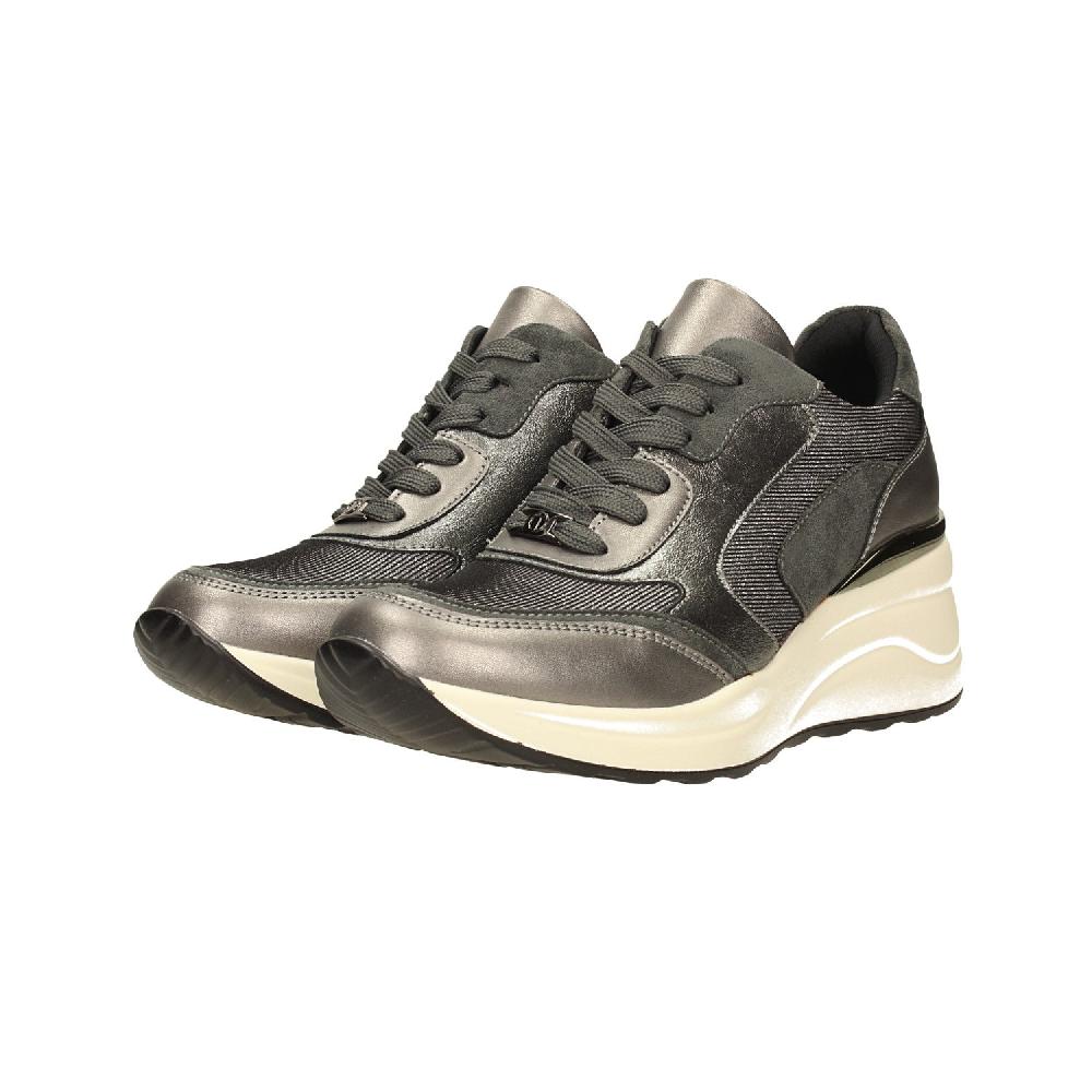 Tata Italia Sneakers Nere Con Tessuto Brillantinato