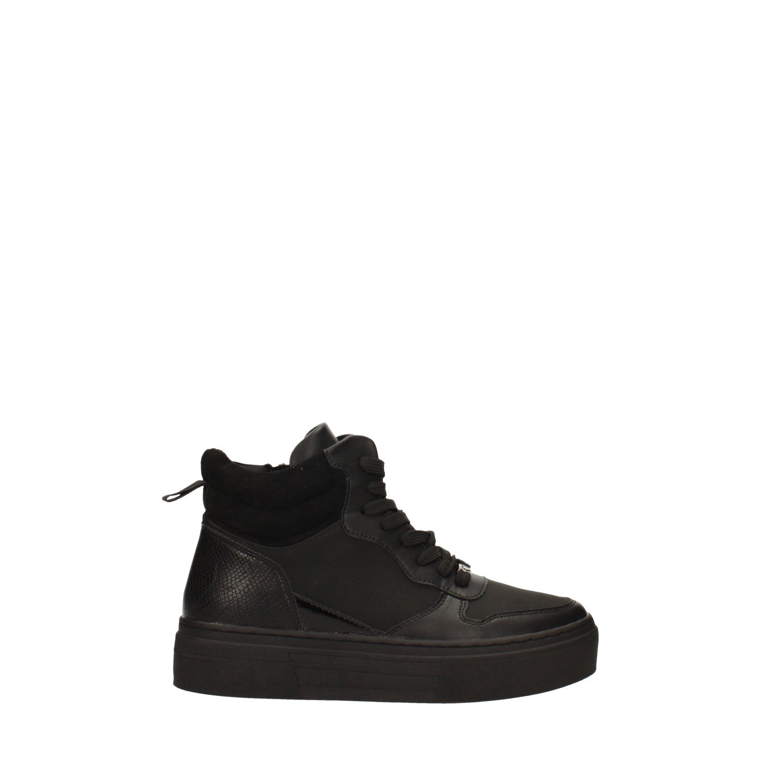 Tata Italia Sneakers total black con suola alta 3.5cm
