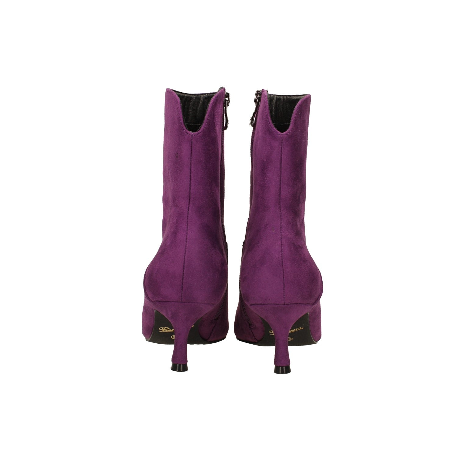 Tata Italia Stivaletti A Punta In Microfibra. Tacco A Rocchetto Alto 6cm