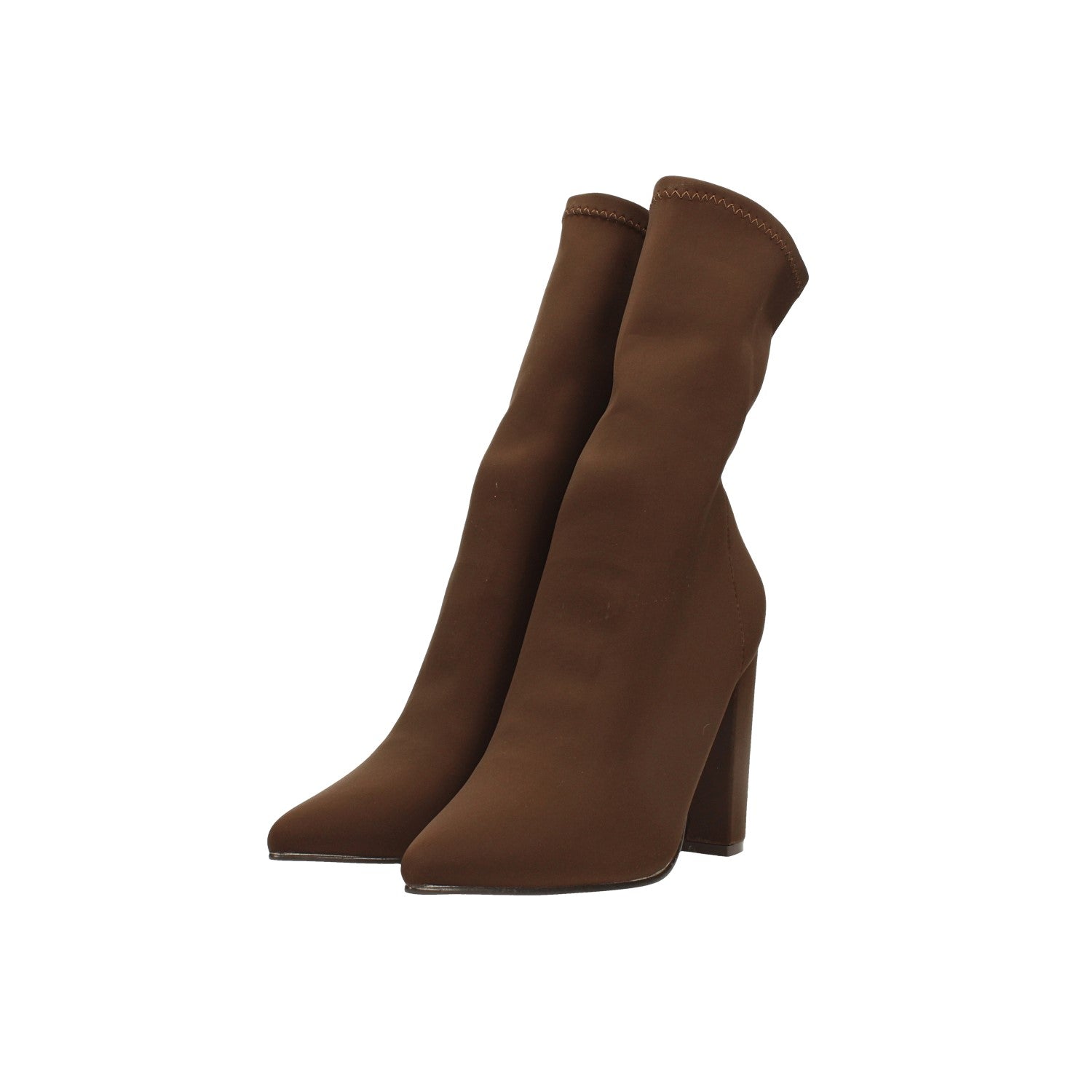 Tata Italia Stivaletti A Punta In Tessuto. Tacco Alto 10cm