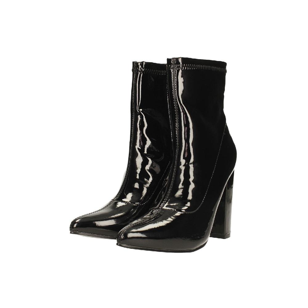 Tata Italia Stivaletti A Punta In Vernice. Tacco Alto 10cm