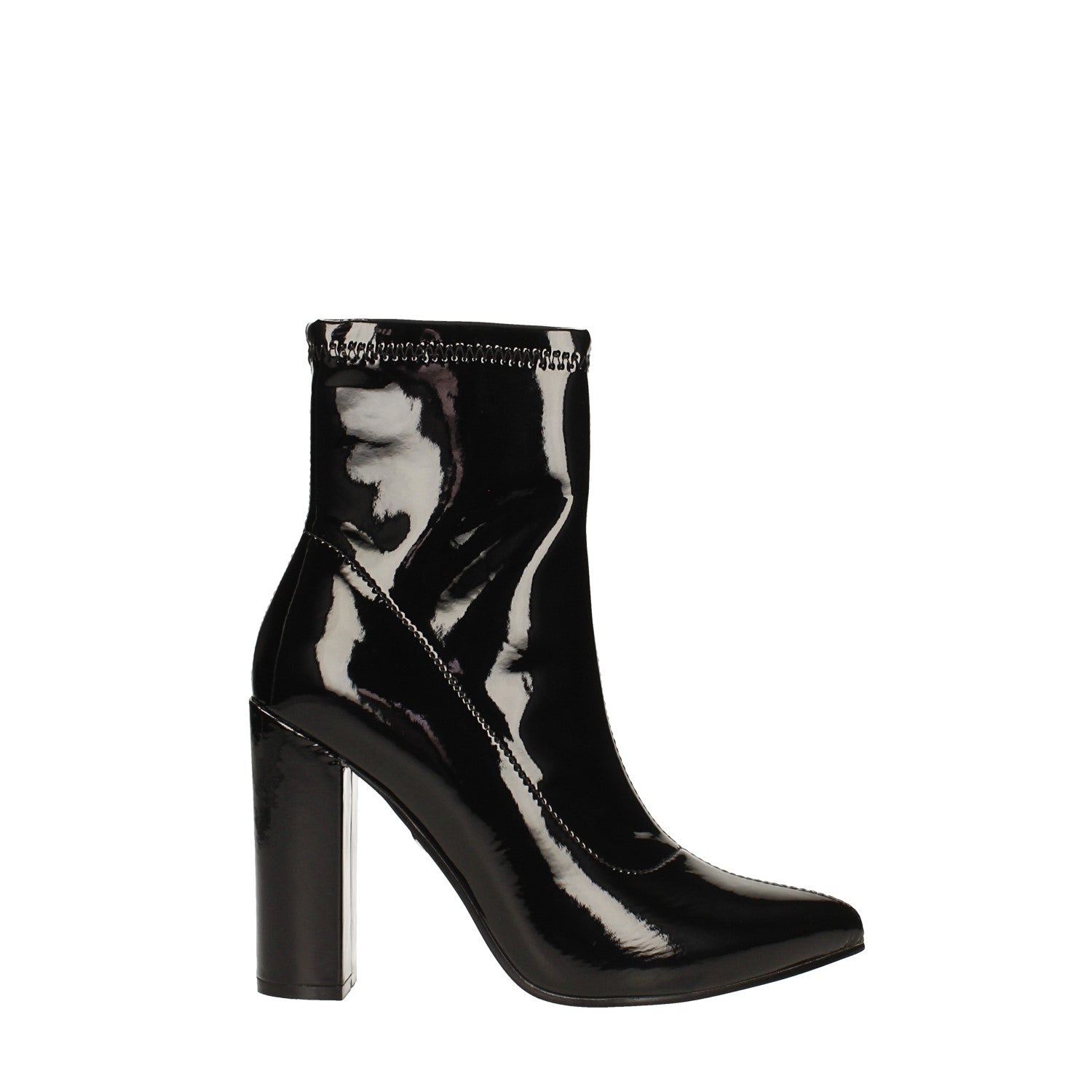 Tata Italia Stivaletti a punta in vernice. Tacco alto 10cm