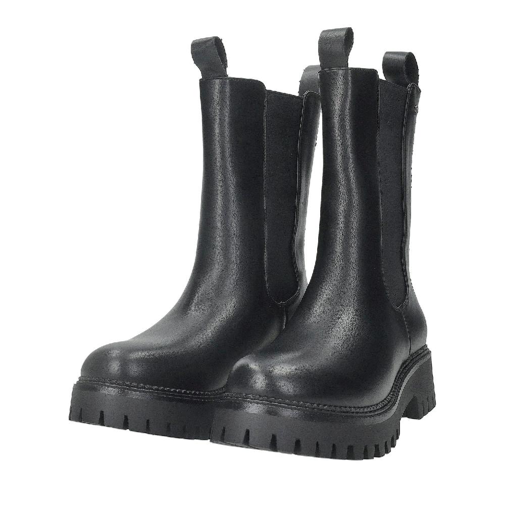 Tata Italia Stivaletti Chelsea Cuoio. Tacco Alto 4cm