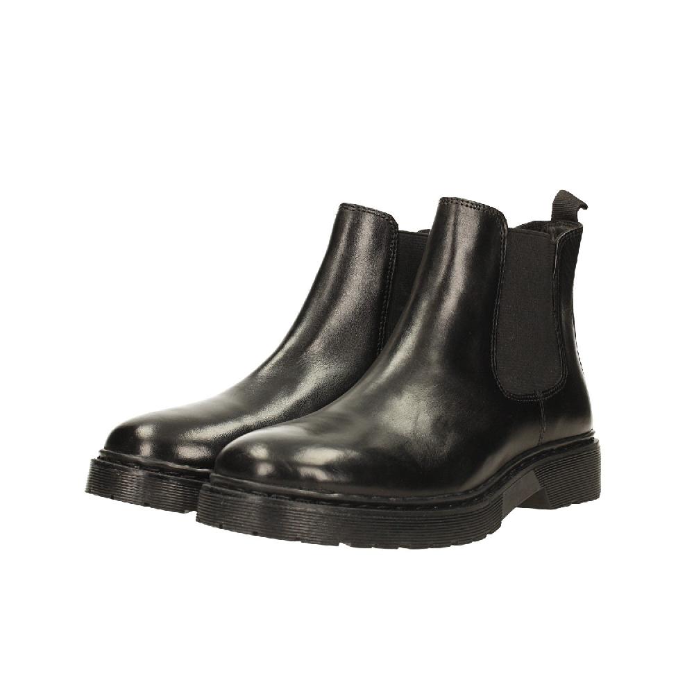 Tata Italia Stivaletti Chelsea In Vera Pelle.Tacco Alto 3cm