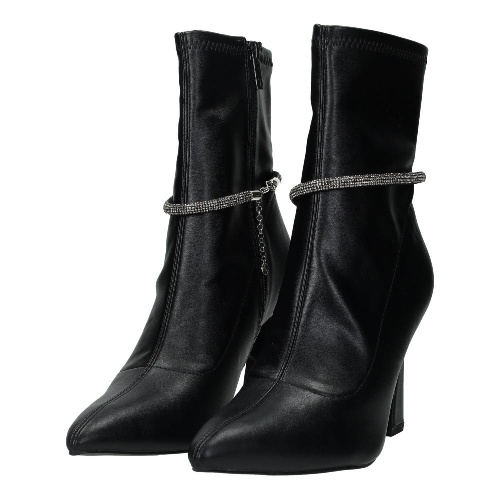 Tata Italia Stivaletti Con Cordino In Strass.Tacco Alto 9cm