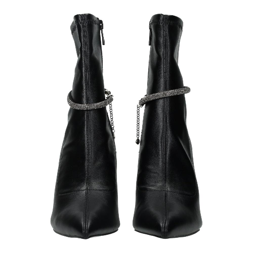 Tata Italia Stivaletti Con Cordino In Strass.Tacco Alto 9cm