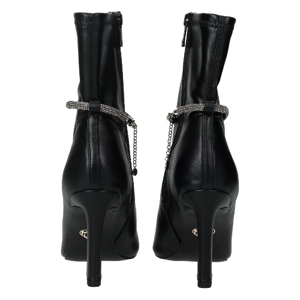 Tata Italia Stivaletti Con Cordino In Strass.Tacco Alto 9cm