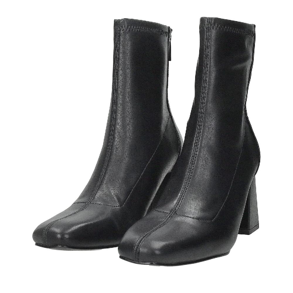 Tata Italia Stivaletti Con Punta Squadrata. Tacco Largo Alto 8cm