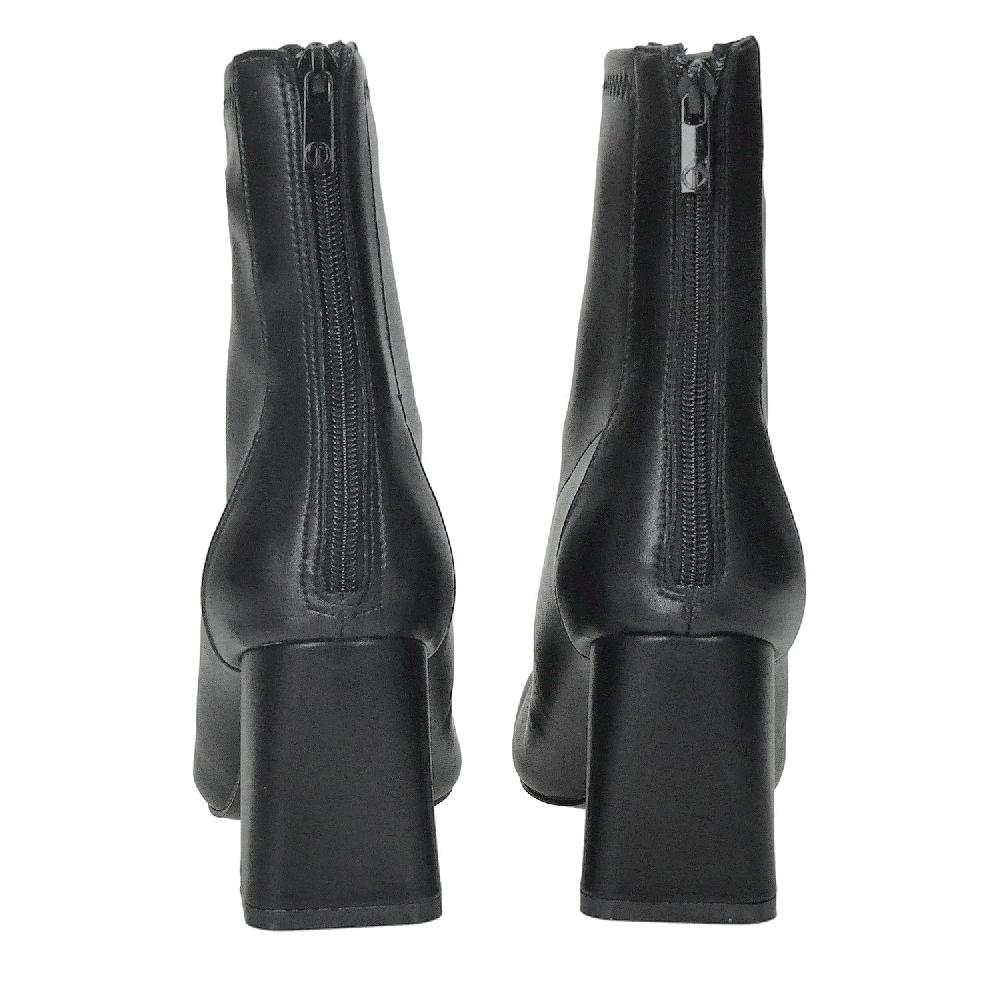 Tata Italia Stivaletti Con Punta Squadrata. Tacco Largo Alto 8cm