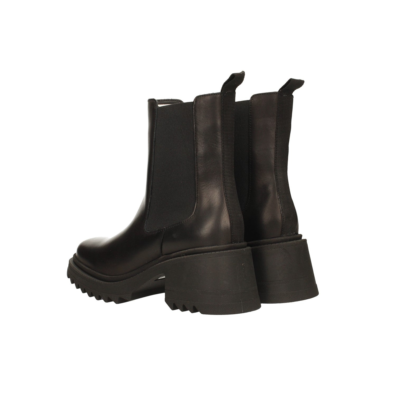 Tata Italia Stivaletti In Vera Pelle Con Punta Squadrata. Tacco Alto 6cm