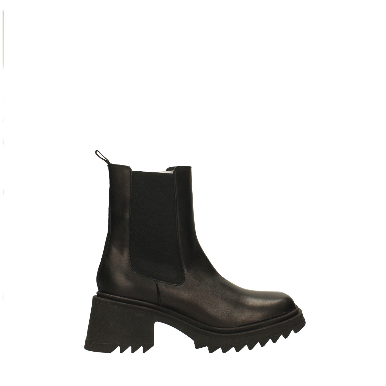 Tata Italia Stivaletti in vera pelle con punta squadrata. Tacco alto 6cm