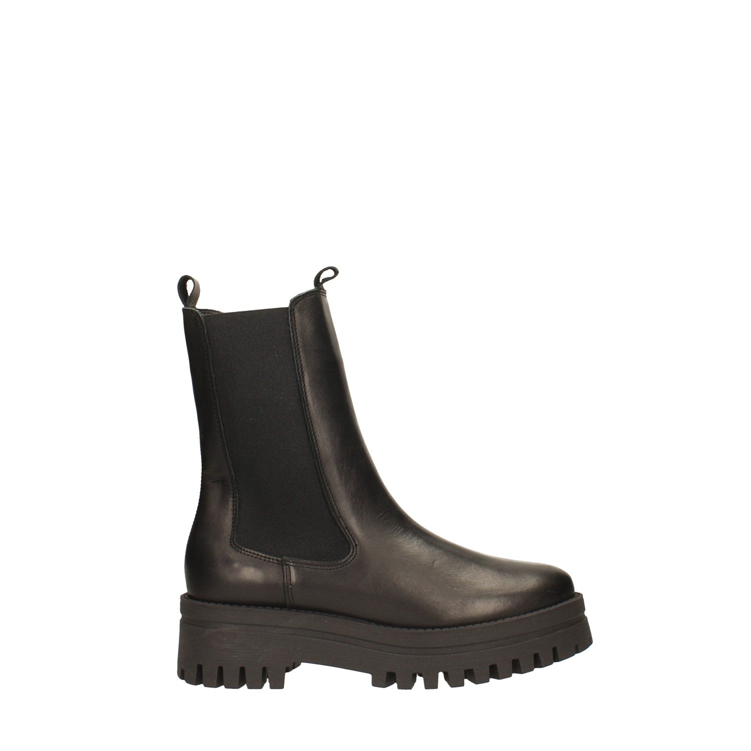 Tata Italia Stivaletti in vera pelle con suola dentellata. Tacco alto 4.5cm