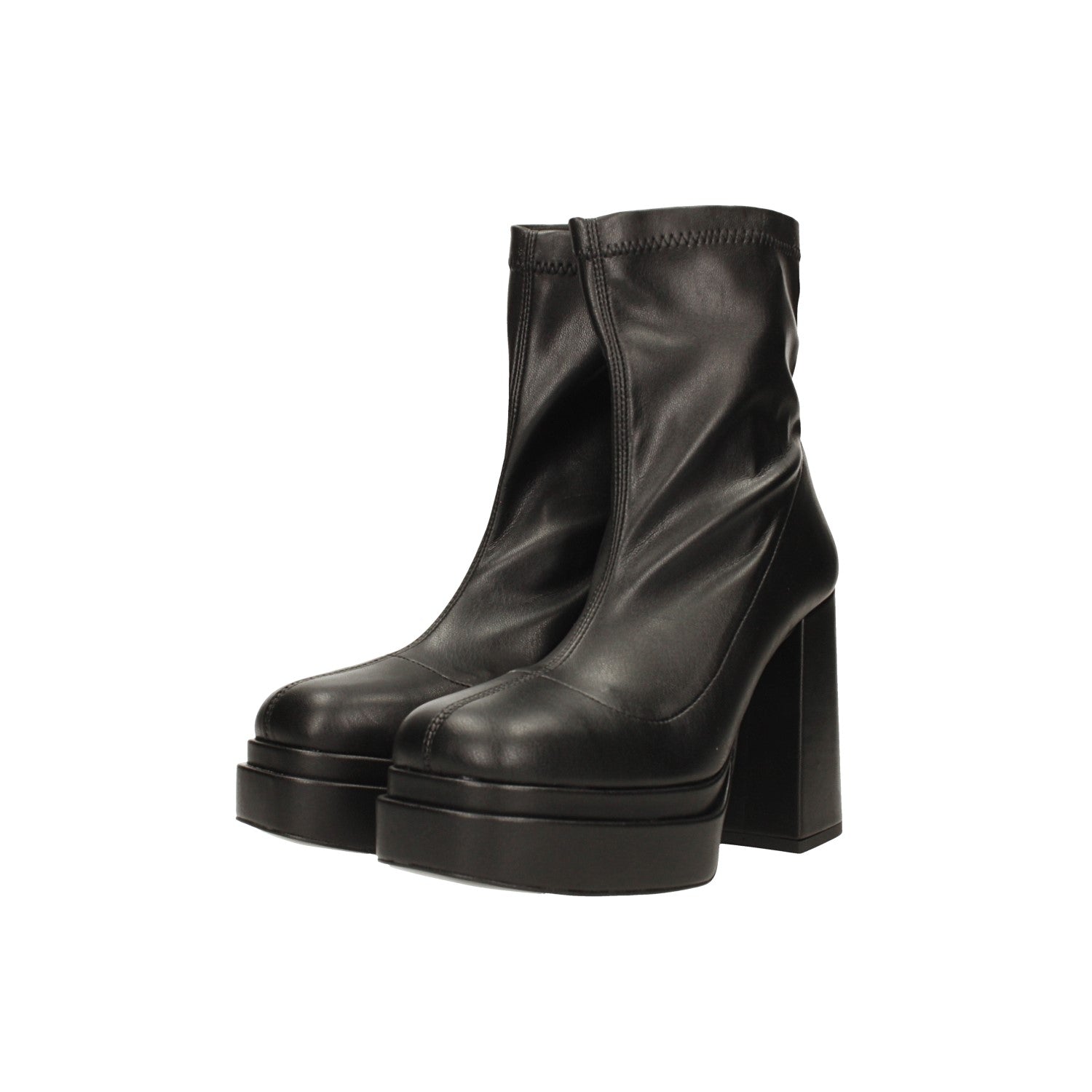 Tata Italia Stivaletti Platform Con Doppio Plateau. Made In Italy. Tacco Alto 11cm